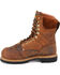 Image #3 - Carolina Men's 8" Waterproof Insulated Internal Met Guard Boots - Composite Toe, Brown, hi-res