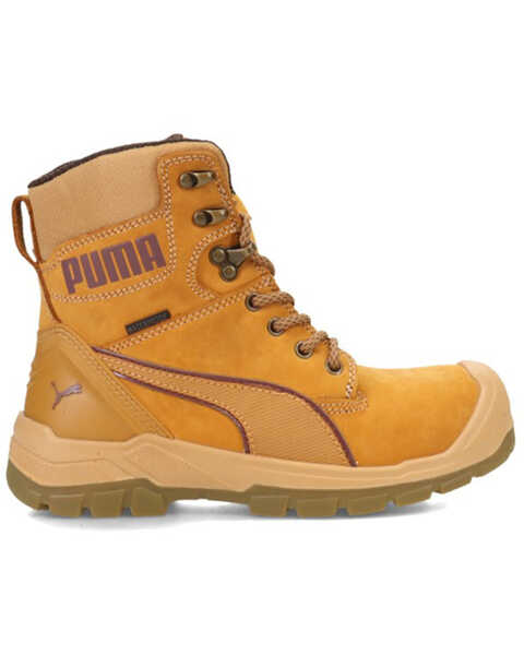 Image #2 - Puma Safety Women's Conquest 7" Waterproof Work Boots - Composite Toe, Wheat, hi-res