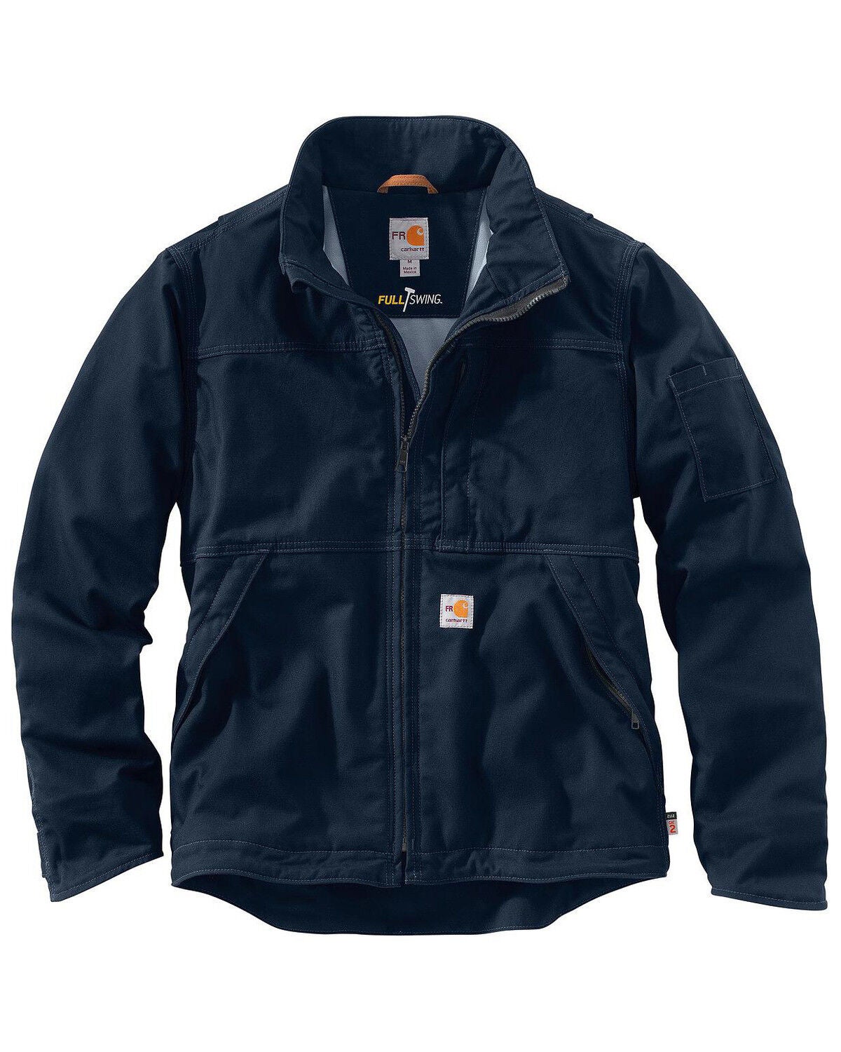Carhartt Men's FR Full Swing Quick Duck Jacket - Big & Tall, Navy, hi-res