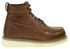 Image #9 - Wolverine Men's 6" Lace-Up Wedge Work Boots - Round Toe, Brown, hi-res
