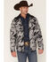 Image #1 - Kimes Ranch Men's Camo Print Quilted Zip-Up Jacket, Charcoal, hi-res