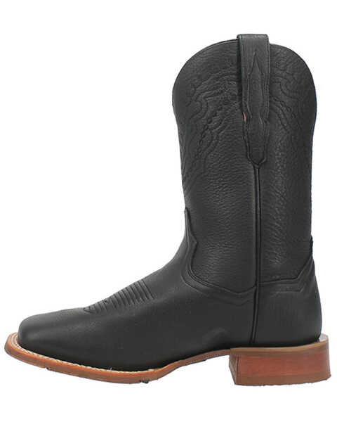Image #3 - Dan Post Men's Milo Western Performance Boots - Broad Square Toe, Black, hi-res