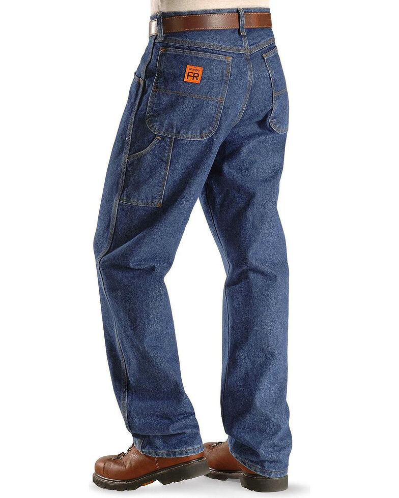 Wrangler Riggs Men's FR Carpenter Relaxed Fit Work Jeans Country