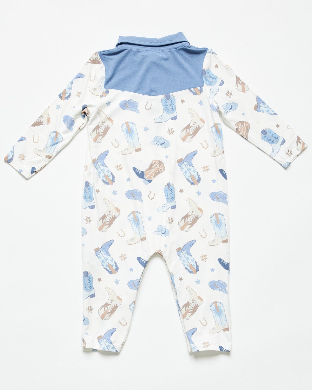 Image #3 - Angel Dear Infant Boys' Boot Conversation Print Long Sleeve Onesie, White, hi-res
