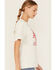 Image #2 - Wrangler Women's University Short Sleeve Graphic Tee, White, hi-res