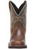 Justin Women's Gemma Brown Western Boots - Round Toe, Dark Brown, hi-res