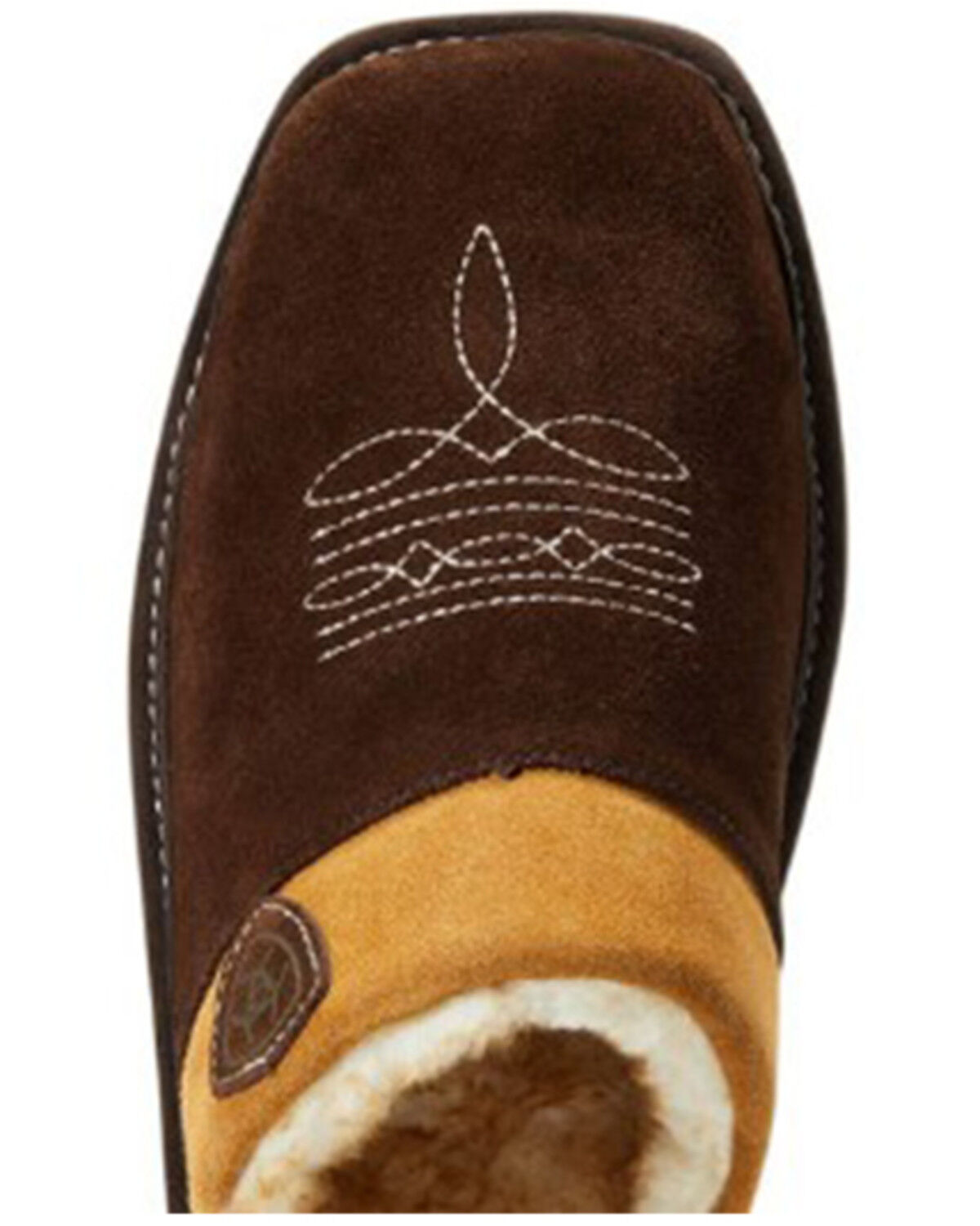 Image #4 - Ariat Men's Silversmith Slipper, Chocolate, hi-res