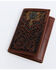 Cody James Men's Hair-On Trifold Wallet, Brown, hi-res