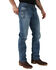 Image #1 - Kimes Ranch Men's Light Wash Barney Mid Rise Slim Bootcut Rigid Denim Jeans, Light Wash, hi-res
