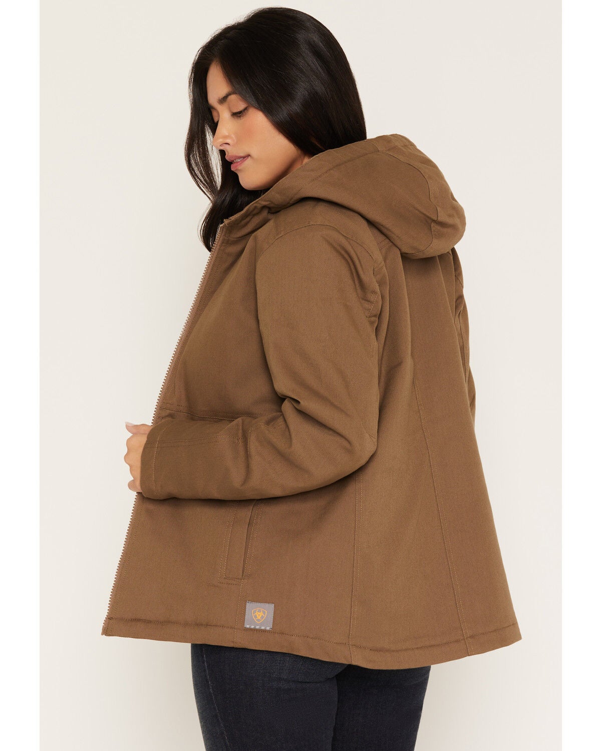 Image #4 - Ariat Women's DuraCanvas Insulated Jacket, Beige, hi-res