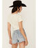 Image #4 - Girl Dangerous Women's Tennessee Short Sleeve Baby Tee, White, hi-res