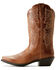 Image #2 - Ariat Women's Round Up Performance Western Boots - Square Toe, Brown, hi-res