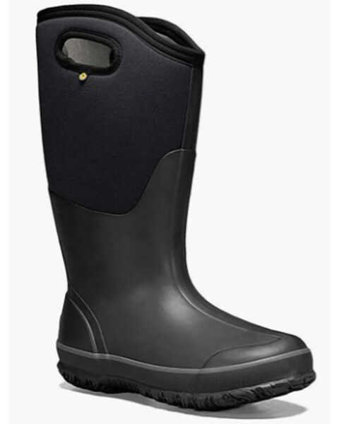 Bogs Women's Classic Tall Rubber Winter Boots - Soft Toe, Black, hi-res