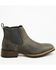 Image #2 - Ariat Men's Booker Hippopotamus Print Chelsea Ankle Boots - Broad Square Toe, Grey, hi-res