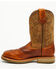 Image #3 - Double H Men's Domestic Pull-On Work Boots - Steel Toe, Dark Brown, hi-res