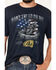 Image #3 - Cody James Men's Tread On Me Short Sleeve Graphic T-Shirt, Navy, hi-res