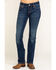 Wrangler Women's Dark Wash Retro Mae Jeans , Indigo, hi-res