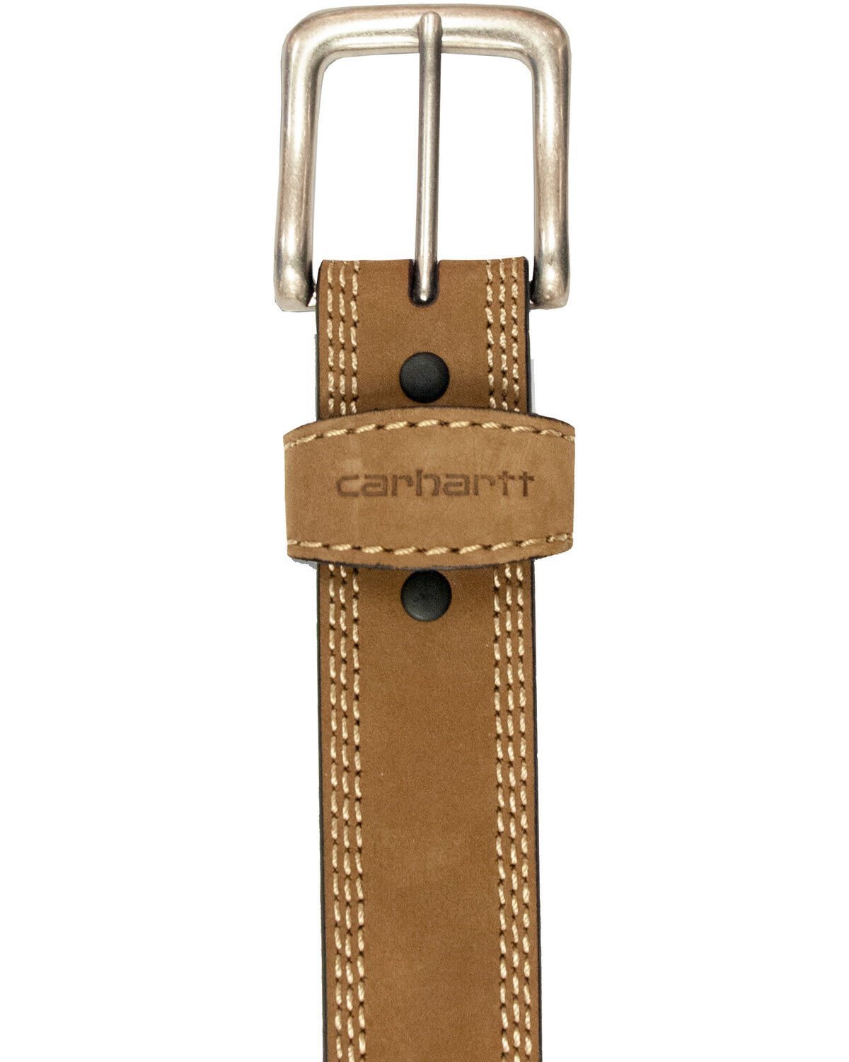 Image #2 - Carhartt Men's Detroit Work Belt, Brown, hi-res