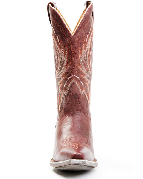 Image #4 - Shyanne Women's Ruby Western Boots - Square Toe, Red, hi-res