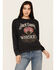 Image #1 - Jack Daniels Women's Sour Mash Crewneck Sweatshirt, Black, hi-res