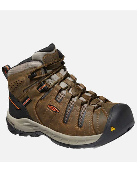 Image #1 - Keen Men's Flint II Hiking Boots - Soft Toe, Brown, hi-res