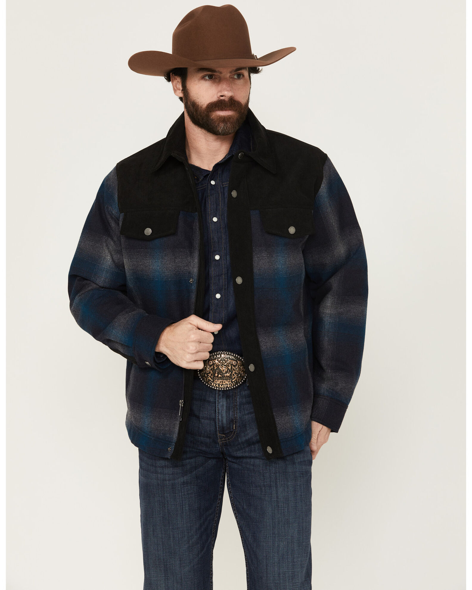 Pendleton Men's Timberline Plaid Print Quilted Snap Shirt Jacket - Country  Outfitter