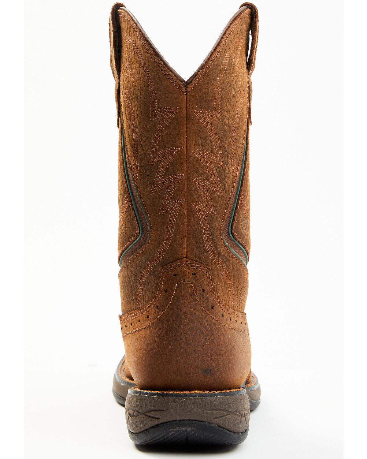 Image #5 - Brothers and Sons Men's Lite Performance Western Boots - Broad Square Toe, Brown, hi-res