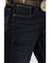 Image #2 - Wrangler 20X Men's Bowden Dark Wash Vintage Bootcut Stretch Denim Jeans - Tall, Dark Wash, hi-res