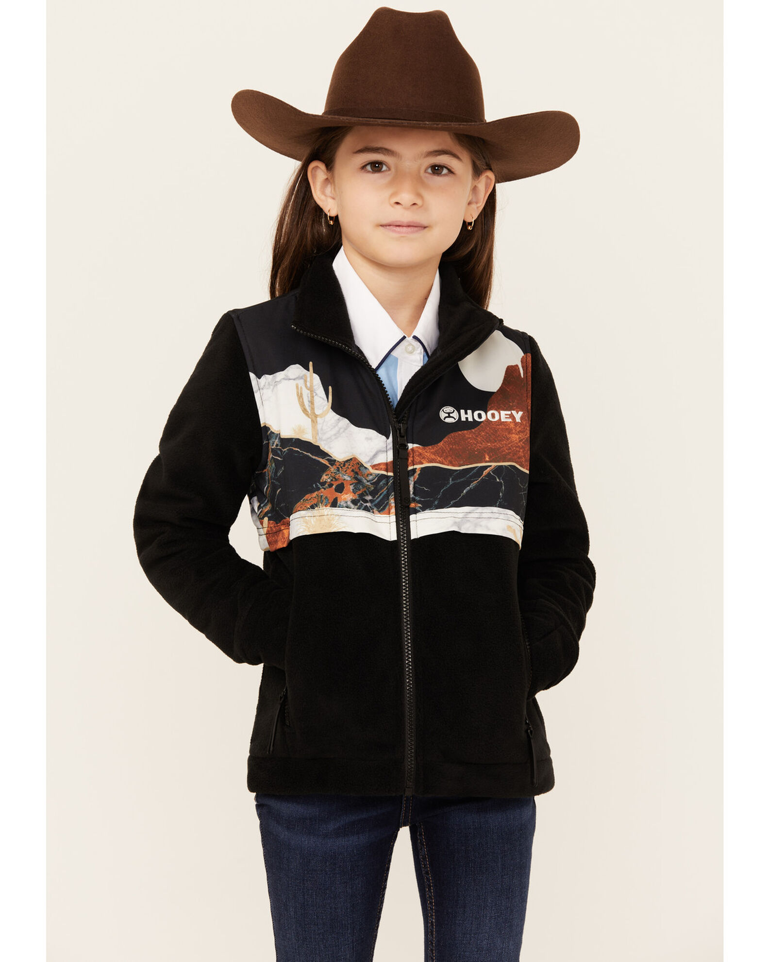 Hooey Girls Scenic Print Softshell Jacket Country Outfitter