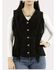 Image #1 - Scully Women's Suede Vest, Black, hi-res