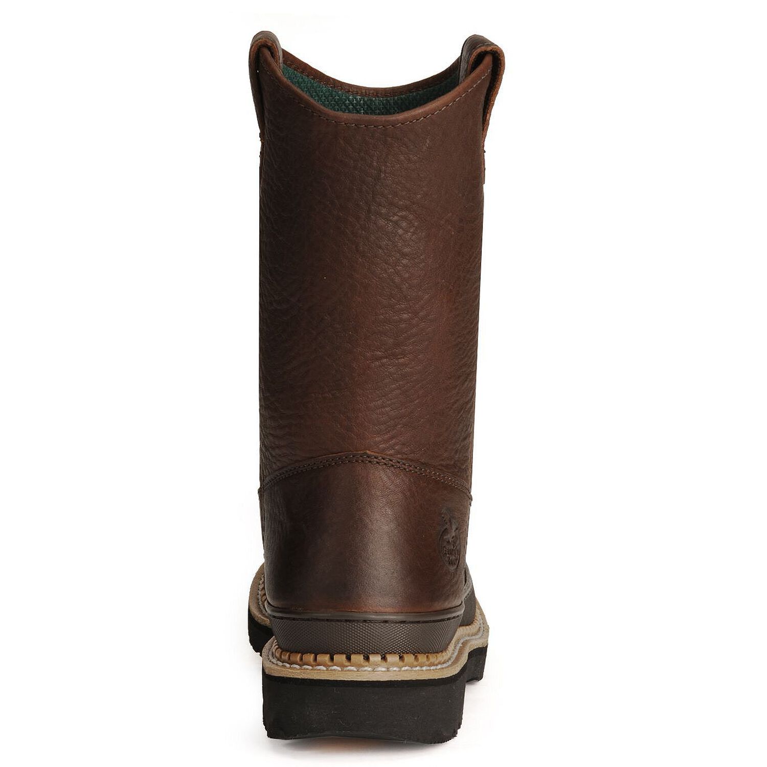 Image #7 - Georgia Boot Men's Giant Pull On Work Boots - Steel Toe, Brown, hi-res
