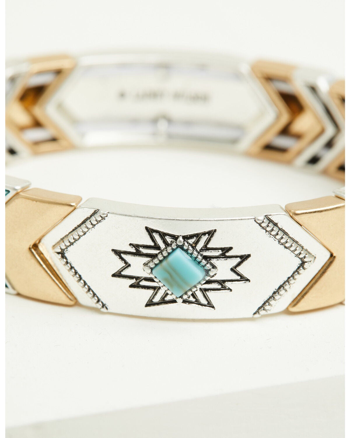 Image #2 - Lainey Wilson Women's Stone Arrow Stretch Bracelet, Gold, hi-res