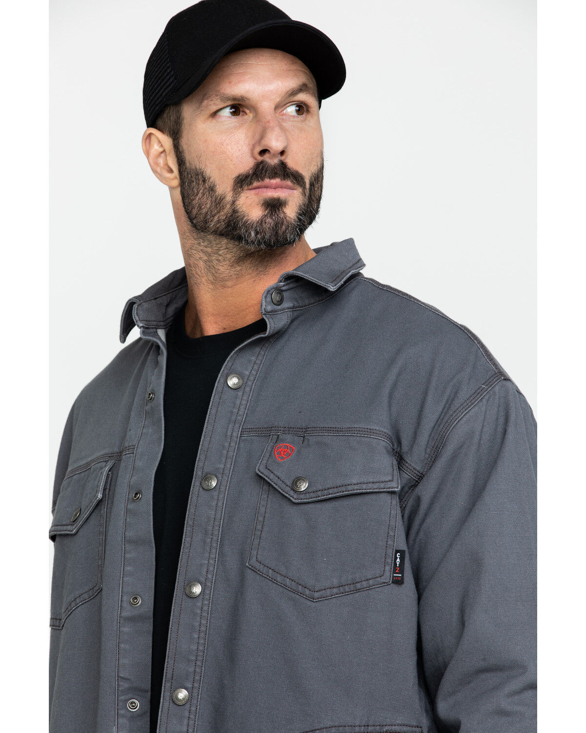 Image #5 - Ariat Men's FR Rig Shirt Work Jacket, , hi-res