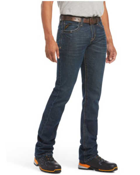Image #1 - Ariat Men's M7 Bodie Rebar Durastretch Slim Straight Work Jeans , Indigo, hi-res