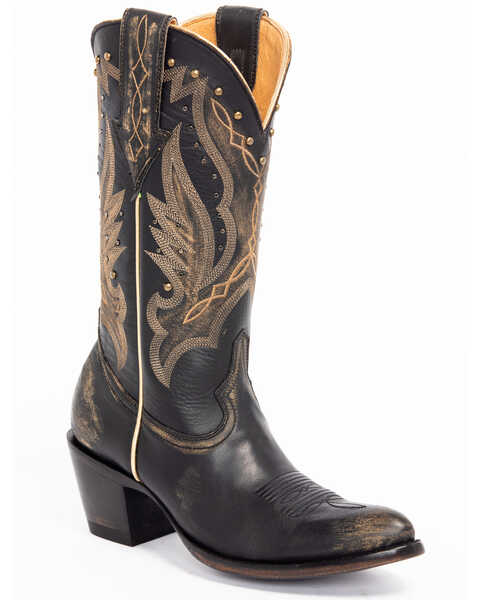 Idyllwind Women's Go West Western Boots - Medium Toe, Black, hi-res