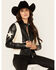 Image #1 - Stoosh Women's Star Racing Jacket, Black, hi-res