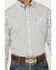 Image #3 - George Strait by Wrangler Plaid Print Long Sleeve Button-Down Stretch Western Shirt - Big, White, hi-res