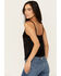 Image #4 - Shyanne Women's Lace Satin Cami, Black, hi-res