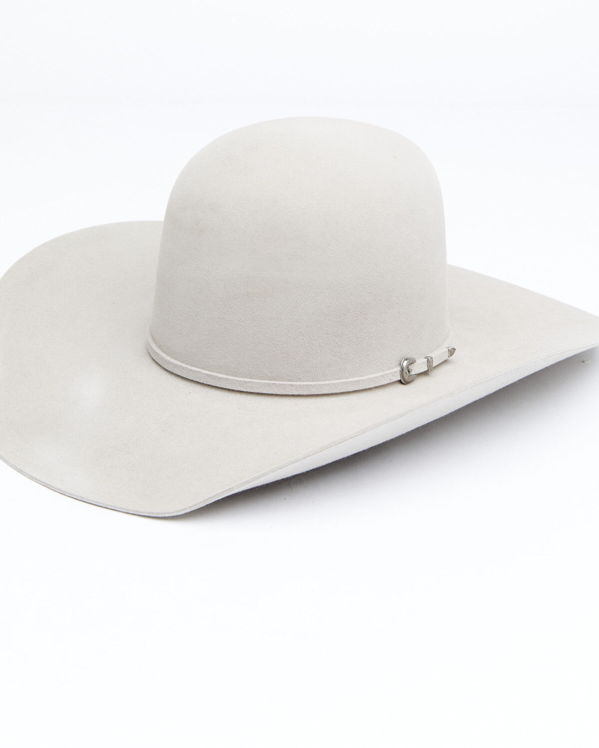 Image #1 - Rodeo King 7X Fur Open Crown Self Band Western Felt Hat, Silver Belly, hi-res