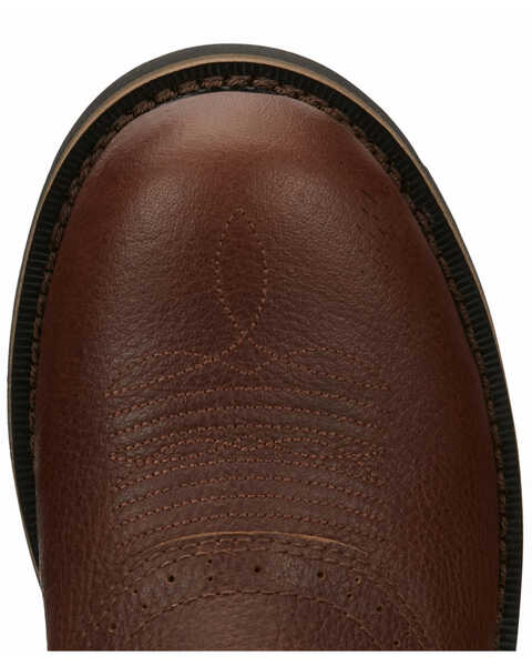 Justin Men's Superintendent Western Work Boots - Soft Toe, Rust Copper, hi-res
