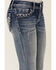 Image #4 - Grace in LA Girls' Medium Wash Butterfly Pocket Bootcut Stretch Denim Jeans, Medium Wash, hi-res
