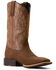 Image #1 - Ariat Men's Sport Rider Western Boots - Broad Square Toe, Brown, hi-res