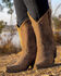 Image #5 - Circle G Women's Leopardito Boots - Snip Toe , Brown, hi-res
