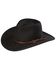 Stetson Men's Bozeman Wool Felt Crushable Cowboy Hat, Black, hi-res