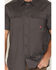 Image #3 - Strauss Men's E.S. Iconic Short Sleeve Button-Down Work Shirt, Grey, hi-res