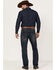 Image #1 - Hooey by Rock & Roll Denim Men's Dark Wash Double Barrel Reflex Stackable Bootcut Jeans, Dark Wash, hi-res