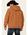 Cinch Men's Khaki Quilted Sherpa Lined Zip-Front Hooded Jacket , Beige/khaki, hi-res