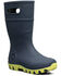 Image #1 - Bogs Boys' Essential Tall Rain Boots - Round Toe, Navy, hi-res