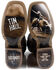 Image #2 - Tin Haul Men's Check Me Out Western Boots - Broad Square Toe, Brown, hi-res