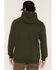 Image #4 - Thorogood Men's Embossed Logo Hooded Sweatshirt, Olive, hi-res